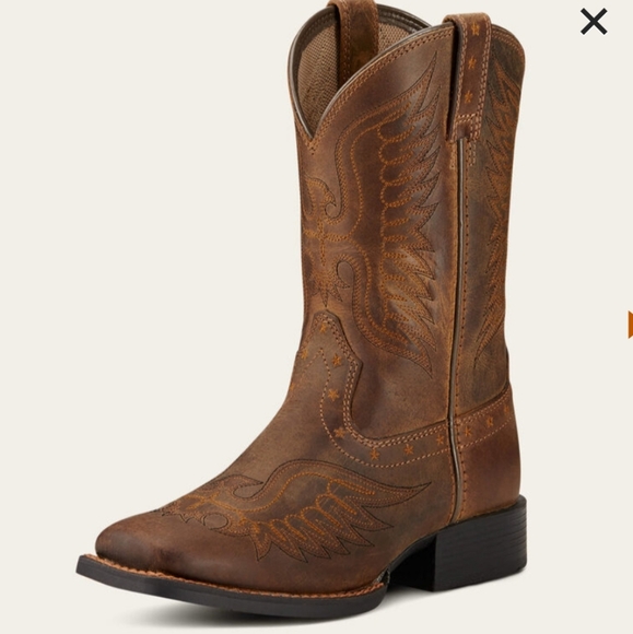 Ariat Other - Ariat Honor Western Distressed Brown Western Boots Size 13 (1)